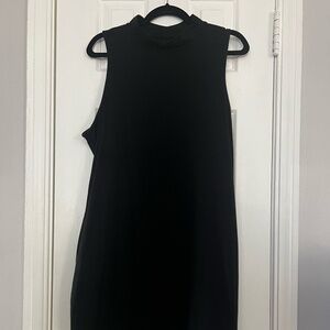 Torrid Black Sleeveless Mock-neck Bodycon Dress-- Size 3